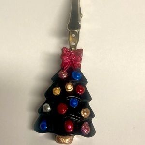 Christmas tree and lights holiday roach clip